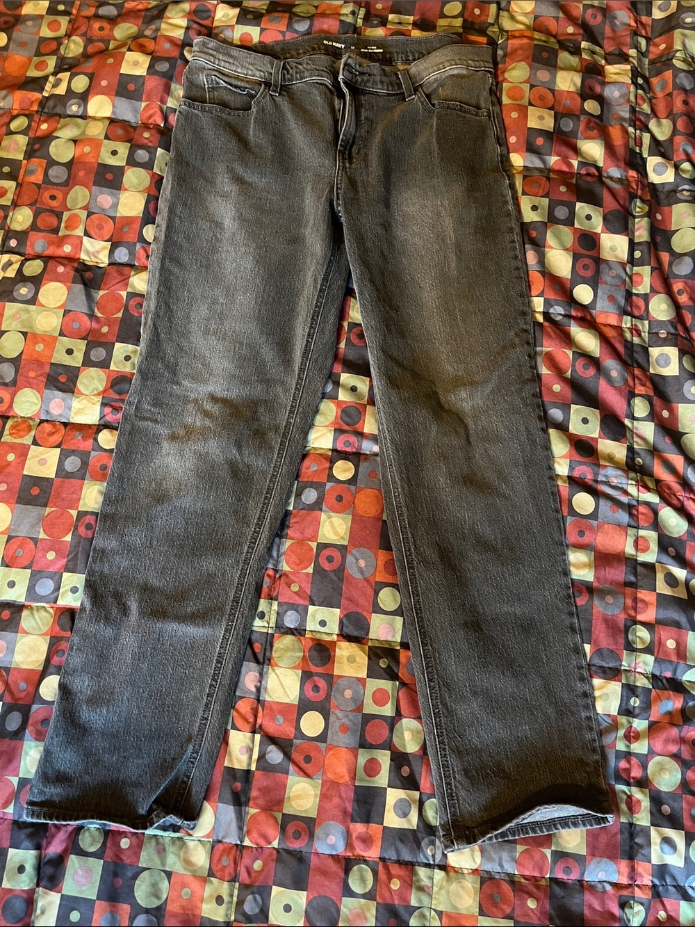 Old Navy Women's Black Boyfriend Jeans